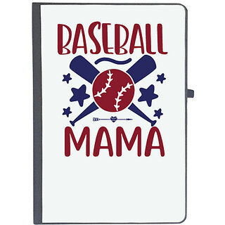                       UDNAG Ruled Notebook Diary 'Baseball | Baseball mama', [A5 80Pages 80GSM]                                              