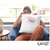 UDNAG White Polyester 'Father | Kitchen dad' Pillow Cover [16 Inch X 16 Inch]