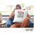 UDNAG White Polyester 'lattes and lipstick' Pillow Cover [16 Inch X 16 Inch]