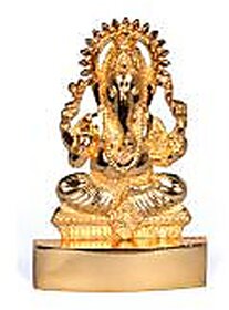 Gold Plated Ganesh ji Idol - offer today