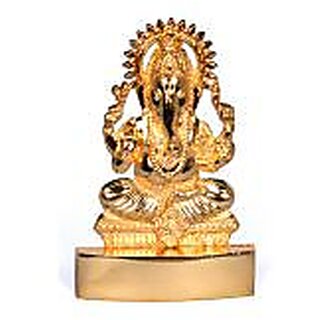                       Gold Plated Ganesh ji Idol - offer today                                              