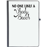 UDNAG Ruled Notebook Diary 'Beach | no one likes a shady beach', [A5 80Pages 80GSM]