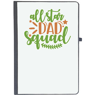                       UDNAG Ruled Notebook Diary 'Father | all star dad squad', [A5 80Pages 80GSM]                                              