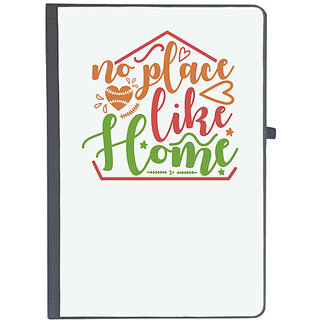                       UDNAG Ruled Notebook Diary 'Home | no place like home', [A5 80Pages 80GSM]                                              