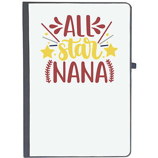                       UDNAG Ruled Notebook Diary 'Nana | all star nana', [A5 80Pages 80GSM]                                              