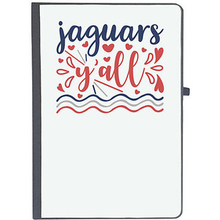                       UDNAG Ruled Notebook Diary 'Jaguars | jaguars yall', [A5 80Pages 80GSM]                                              
