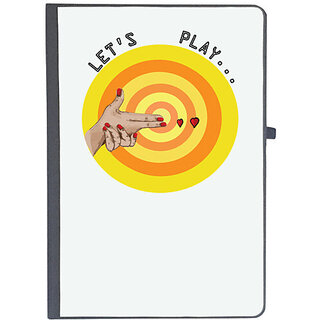                       UDNAG Ruled Notebook Diary 'Love | Lets Play', [A5 80Pages 80GSM]                                              
