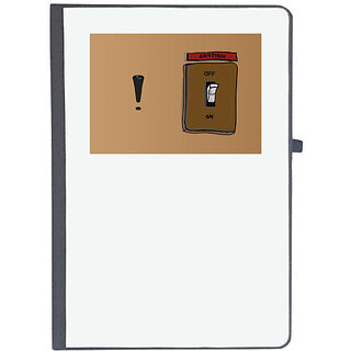                       UDNAG Ruled Notebook Diary 'Emotion plug | Emotion off on', [A5 80Pages 80GSM]                                              