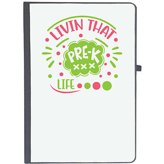                       UDNAG Ruled Notebook Diary 'Student | Livin that pre-k life', [A5 80Pages 80GSM]                                              