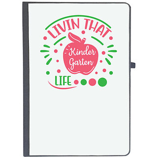                       UDNAG Ruled Notebook Diary 'Student | Livin that kindergarten life', [A5 80Pages 80GSM]                                              