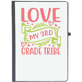                       UDNAG Ruled Notebook Diary 'Teacher Student | love my 3rd grade tribe', [A5 80Pages 80GSM]                                              