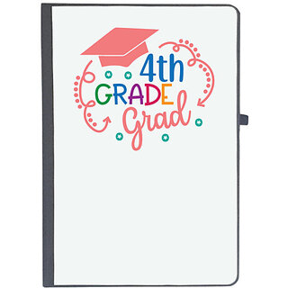                       UDNAG Ruled Notebook Diary 'Teacher Student | 4th grade grad', [A5 80Pages 80GSM]                                              