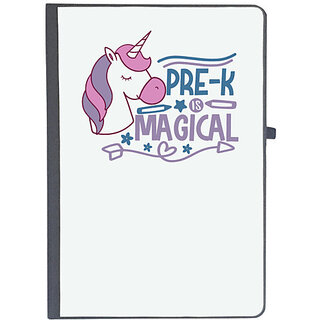                       UDNAG Ruled Notebook Diary 'Teacher Student | pre -k is magical', [A5 80Pages 80GSM]                                              