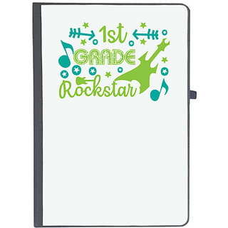                       UDNAG Ruled Notebook Diary 'Teacher Student | 1st grade rockstar', [A5 80Pages 80GSM]                                              