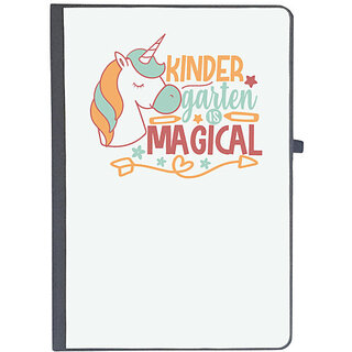                       UDNAG Ruled Notebook Diary 'Teacher Student | kinder garten is magical', [A5 80Pages 80GSM]                                              