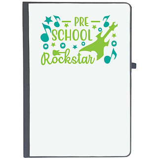                       UDNAG Ruled Notebook Diary 'Teacher Student | pre school rockstarr', [A5 80Pages 80GSM]                                              
