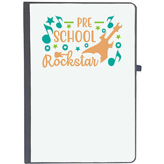                       UDNAG Ruled Notebook Diary 'Teacher Student | pre school rockstar', [A5 80Pages 80GSM]                                              