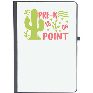                       UDNAG Ruled Notebook Diary 'Teacher Student | pre-k is on point', [A5 80Pages 80GSM]                                              