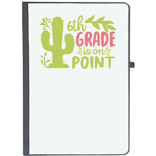                       UDNAG Ruled Notebook Diary 'Teacher Student | 6 th grade is on point', [A5 80Pages 80GSM]                                              