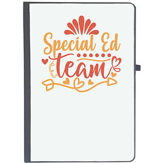                       UDNAG Ruled Notebook Diary 'Teacher Student | special ed team copy', [A5 80Pages 80GSM]                                              