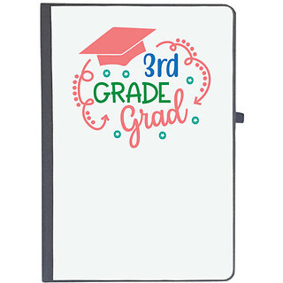                       UDNAG Ruled Notebook Diary 'Teacher Student | 3rd grade grad', [A5 80Pages 80GSM]                                              