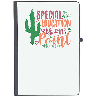                       UDNAG Ruled Notebook Diary 'Education | special education is on point', [A5 80Pages 80GSM]                                              