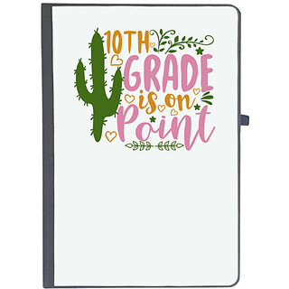                       UDNAG Ruled Notebook Diary 'Teacher Student | 10th grade is on point', [A5 80Pages 80GSM]                                              