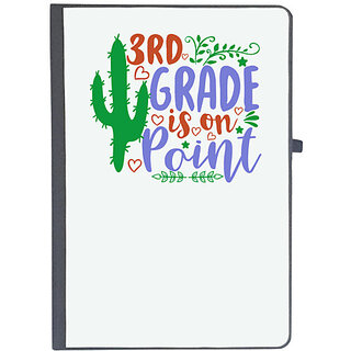                       UDNAG Ruled Notebook Diary 'Teacher Student | 3rd grade is on point', [A5 80Pages 80GSM]                                              