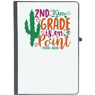                       UDNAG Ruled Notebook Diary 'Teacher Student | 2nd grade is on point', [A5 80Pages 80GSM]                                              