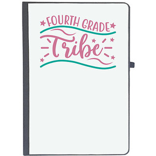                       UDNAG Ruled Notebook Diary 'Teacher Student | Fourth grade tribe,', [A5 80Pages 80GSM]                                              