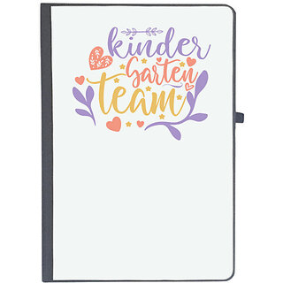                       UDNAG Ruled Notebook Diary 'Teacher Student | kindergarten team', [A5 80Pages 80GSM]                                              