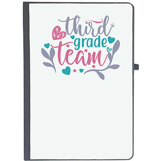                       UDNAG Ruled Notebook Diary 'Teacher Student | third grade team', [A5 80Pages 80GSM]                                              