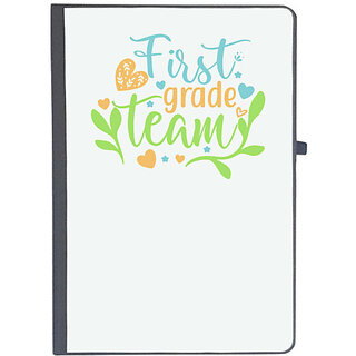                       UDNAG Ruled Notebook Diary 'Teacher Student | first grade team', [A5 80Pages 80GSM]                                              