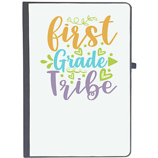                       UDNAG Ruled Notebook Diary 'Teacher Student | first grade tribe copy', [A5 80Pages 80GSM]                                              