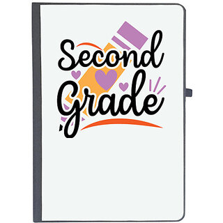                       UDNAG Ruled Notebook Diary 'Teacher Student | Second Grade', [A5 80Pages 80GSM]                                              