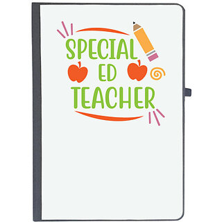                       UDNAG Ruled Notebook Diary 'Teacher Student | Special ed teacher', [A5 80Pages 80GSM]                                              
