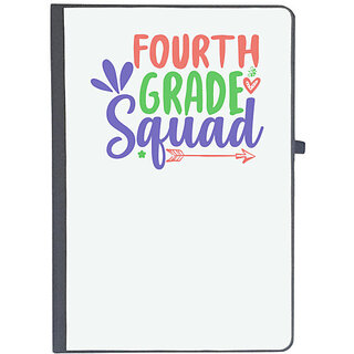                       UDNAG Ruled Notebook Diary 'Teacher Student | 4th grade squad', [A5 80Pages 80GSM]                                              