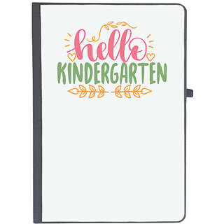                       UDNAG Ruled Notebook Diary 'Teacher Student | hello kindergarten', [A5 80Pages 80GSM]                                              
