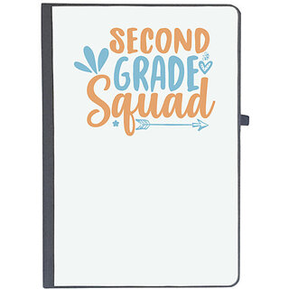                       UDNAG Ruled Notebook Diary 'Teacher Student | 2nd grade squad,', [A5 80Pages 80GSM]                                              