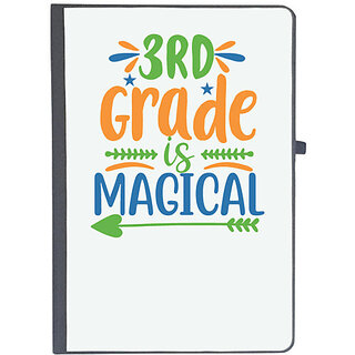                       UDNAG Ruled Notebook Diary 'Teacher Student | 3rd grade is', [A5 80Pages 80GSM]                                              
