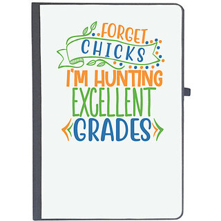                       UDNAG Ruled Notebook Diary 'Hunting | forget chicks i'm huntingg', [A5 80Pages 80GSM]                                              