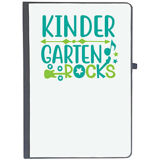                       UDNAG Ruled Notebook Diary 'Teacher Student | Kinder garten rocks', [A5 80Pages 80GSM]                                              