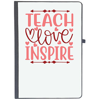                       UDNAG Ruled Notebook Diary 'Teacher Student | Teach love inspire', [A5 80Pages 80GSM]                                              