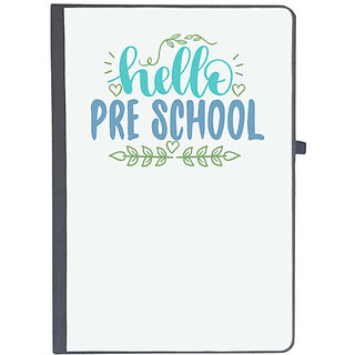                       UDNAG Ruled Notebook Diary 'Teacher Student | hello pre-school', [A5 80Pages 80GSM]                                              