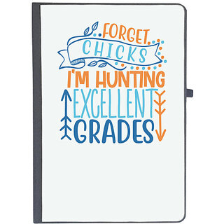                       UDNAG Ruled Notebook Diary 'Teacher Student | forget chicks i'm', [A5 80Pages 80GSM]                                              
