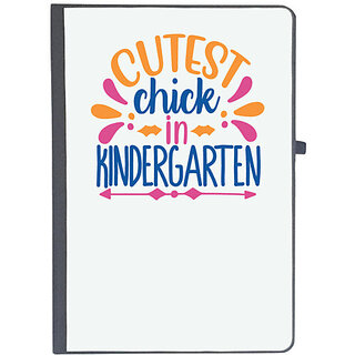                       UDNAG Ruled Notebook Diary 'Teacher Student | cutest chick in kindergarten', [A5 80Pages 80GSM]                                              