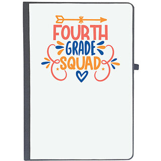                       UDNAG Ruled Notebook Diary 'Teacher Student | fourth grade squaddd', [A5 80Pages 80GSM]                                              
