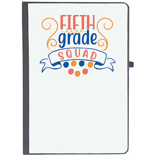                       UDNAG Ruled Notebook Diary 'Teacher Student | fifth grade squadddd', [A5 80Pages 80GSM]                                              