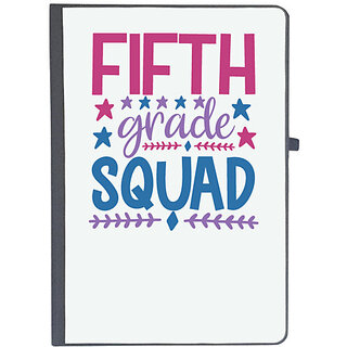                       UDNAG Ruled Notebook Diary 'Teacher Student | fifth grade squaddd', [A5 80Pages 80GSM]                                              