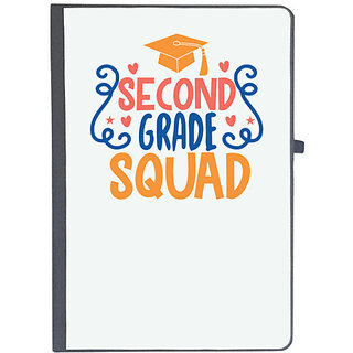                       UDNAG Ruled Notebook Diary 'Teacher Student | 2nd grade squad', [A5 80Pages 80GSM]                                              